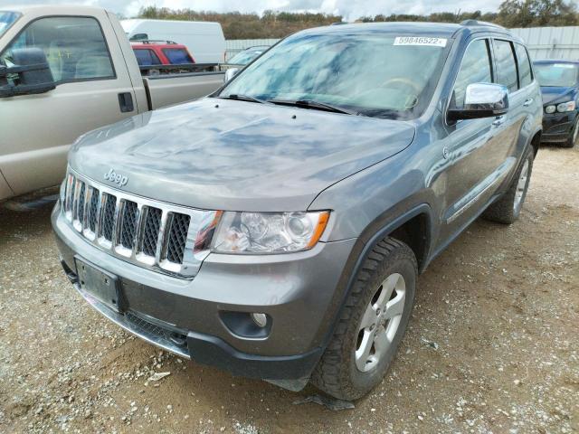 1C4RJFCTXCC156305 - 2012 JEEP GRAND CHER GRAY photo 2