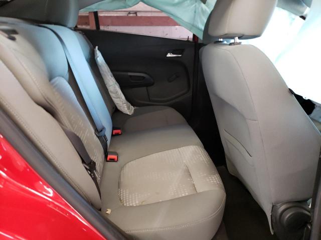 1G1JB5SH3C4217319 - 2012 CHEVROLET SONIC LS RED photo 6