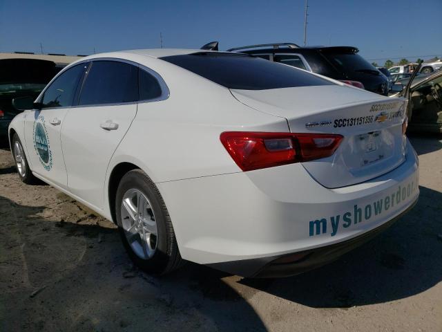 1G1ZB5ST2MF088809 - 2021 CHEVROLET MALIBU LS WHITE photo 3