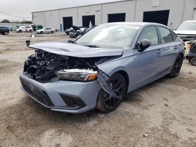 19XFL2H8XNE018897 - 2022 HONDA CIVIC SPOR GRAY photo 2