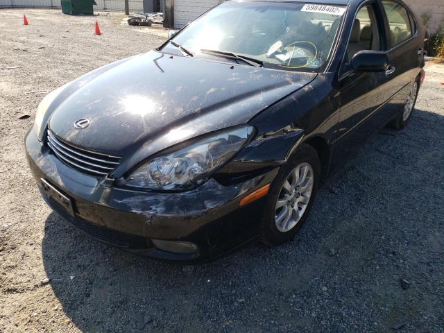 JTHBF30G536013963 - 2003 LEXUS ES 300 BLACK photo 9