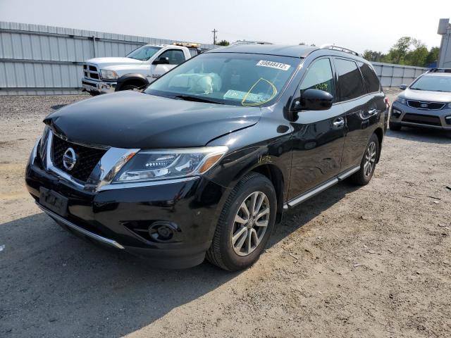 5N1AR2MM6EC617200 - 2014 NISSAN PATHFINDER BLACK photo 2