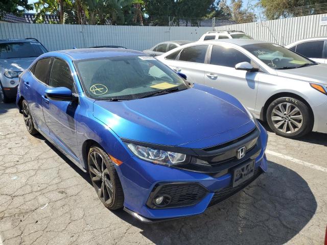 SHHFK7H45JU414560 - 2018 HONDA CIVIC SPOR BLUE photo 1