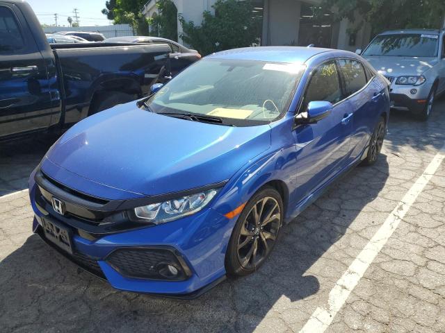 SHHFK7H45JU414560 - 2018 HONDA CIVIC SPOR BLUE photo 2