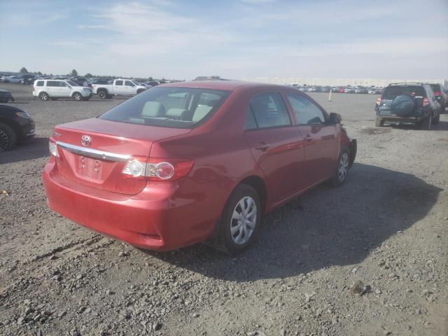 2T1BU4EE9BC574761 - 2011 TOYOTA COROLLA SE RED photo 4