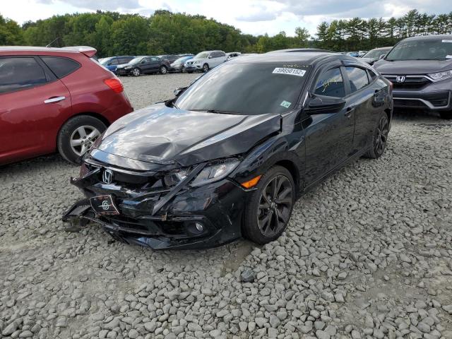 2HGFC2F83KH520106 - 2019 HONDA CIVIC SPOR BLACK photo 2