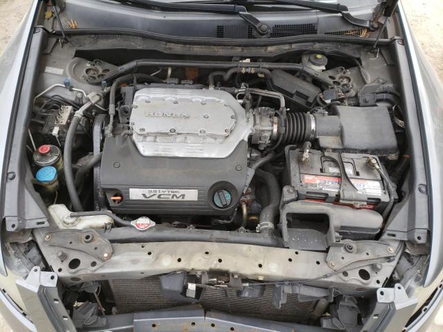 1HGCP36809A042524 - 2009 HONDA ACCORD EXL GRAY photo 7