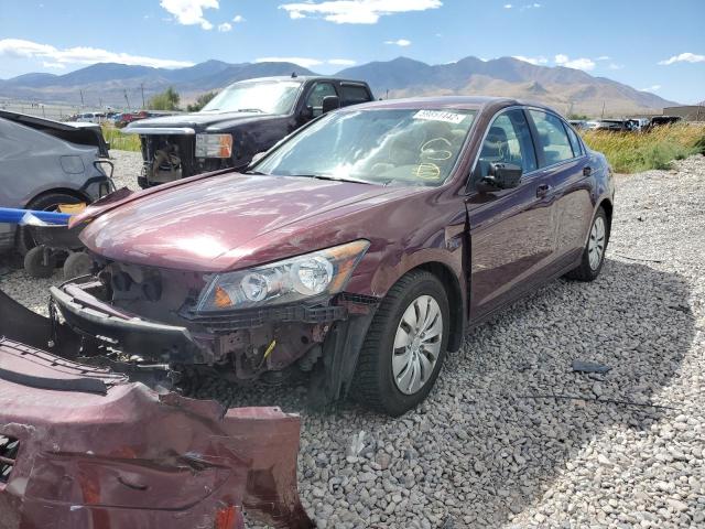 1HGCP2F33AA108812 - 2010 HONDA ACCORD LX MAROON photo 2