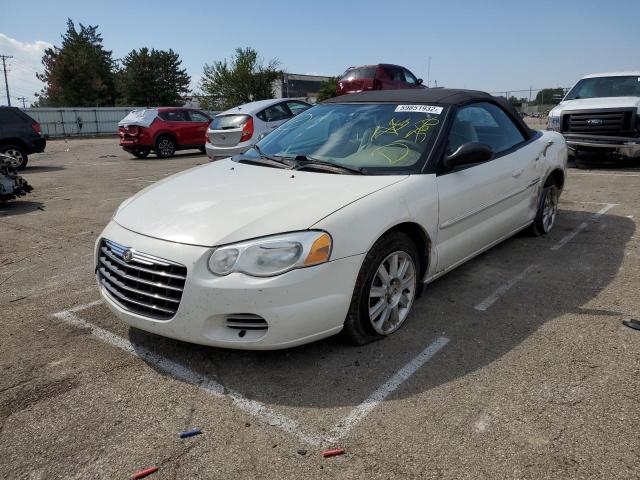 1C3EL75R94N414162 - 2004 CHRYSLER SEBRING GT WHITE photo 2