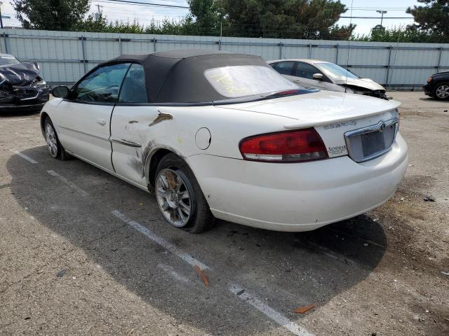 1C3EL75R94N414162 - 2004 CHRYSLER SEBRING GT WHITE photo 3