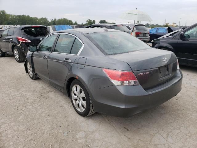 1HGCP2F88AA065662 - 2010 HONDA ACCORD EXL GRAY photo 3