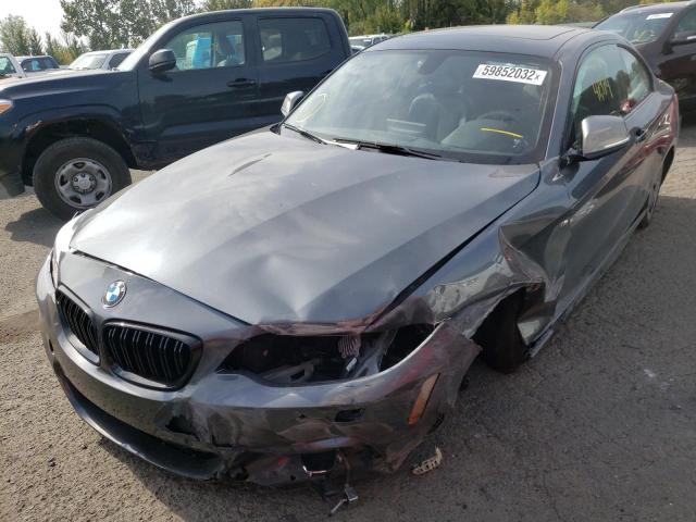 WBA1J9C5XGV695952 - 2016 BMW M235XI GRAY photo 2