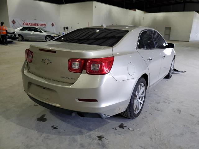 1G11H5SL7EF285990 - 2014 CHEVROLET MALIBU LTZ ოქროსფერი ფოტო 4