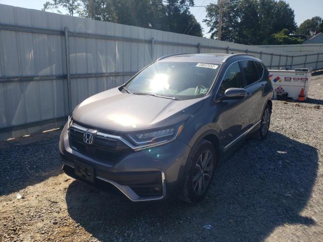 2HKRW2H94LH640370 - 2020 HONDA CR-V TOURI GRAY photo 2