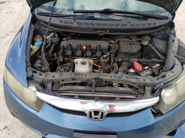 2HGFA16929H356463 - 2009 HONDA CIVIC EXL Mavi foto 7