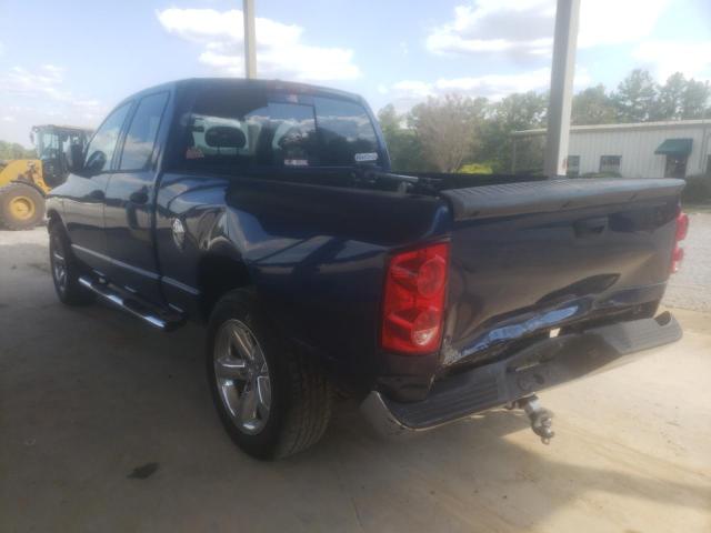 1D7HA18207J640148 - 2007 DODGE RAM 1500 S BLUE photo 3