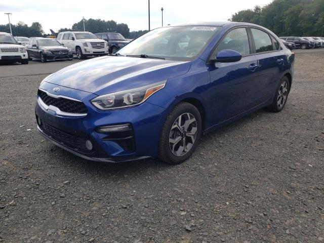 3KPF24AD0KE044684 - 2019 KIA FORTE FE BLUE photo 2