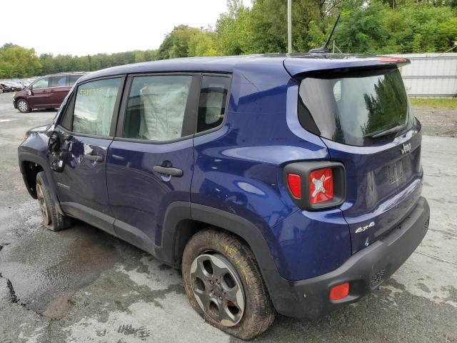 ZACCJBAW8GPC57677 - 2016 JEEP RENEGADE S BLUE photo 3