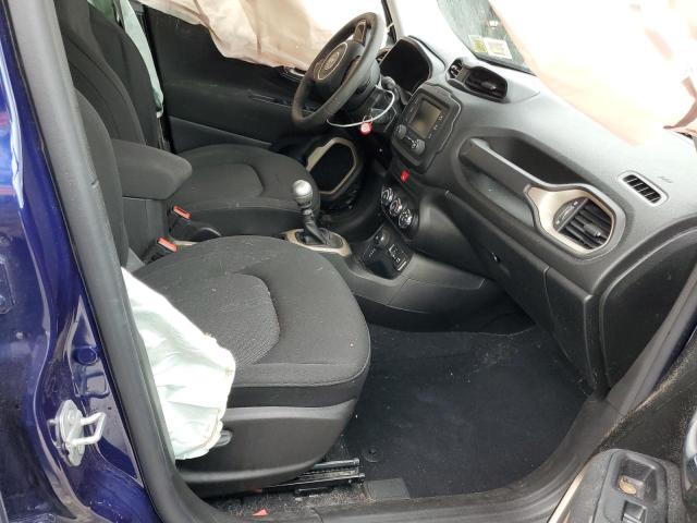 ZACCJBAW8GPC57677 - 2016 JEEP RENEGADE S BLUE photo 5