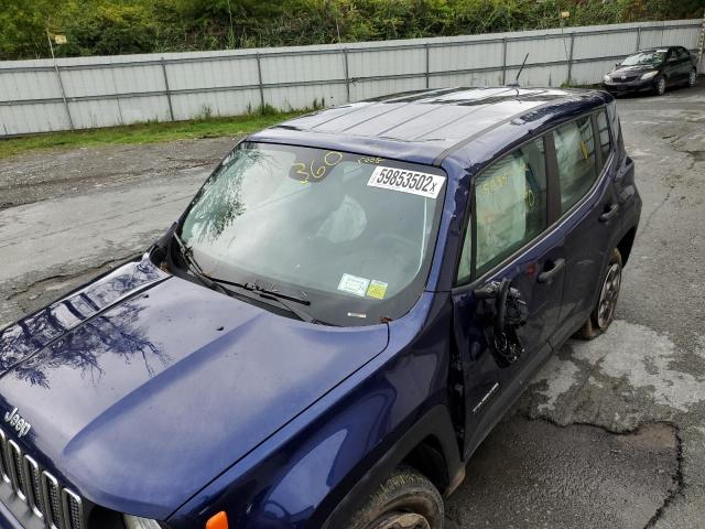 ZACCJBAW8GPC57677 - 2016 JEEP RENEGADE S BLUE photo 9