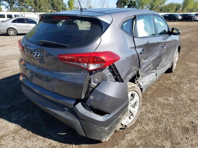 KM8J23A44GU139239 - 2016 HYUNDAI TUCSON SE GRAY photo 4