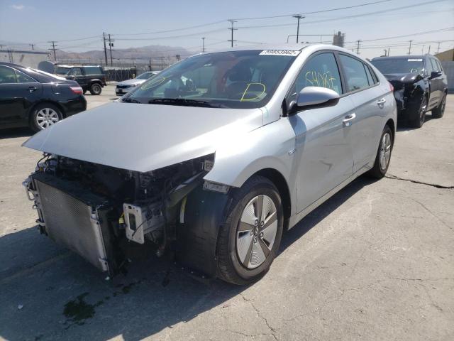 KMHC65LC5LU226283 - 2020 HYUNDAI IONIQ BLUE SILVER photo 2