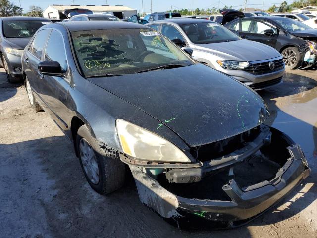 1HGCM56323A090476 - 2003 HONDA ACCORD LX BLACK photo 1