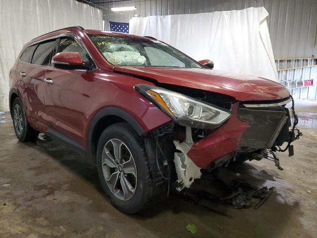 KM8SNDHF7DU014272 - 2013 HYUNDAI SANTA FE G RED photo 1