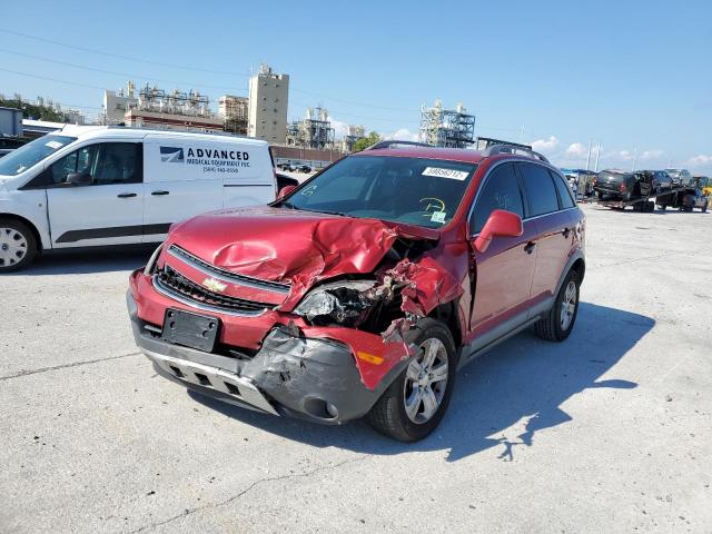 3GNAL2EK6ES629836 - 2014 CHEVROLET CAPTIVA LS მუქწითელი ფოტო 2