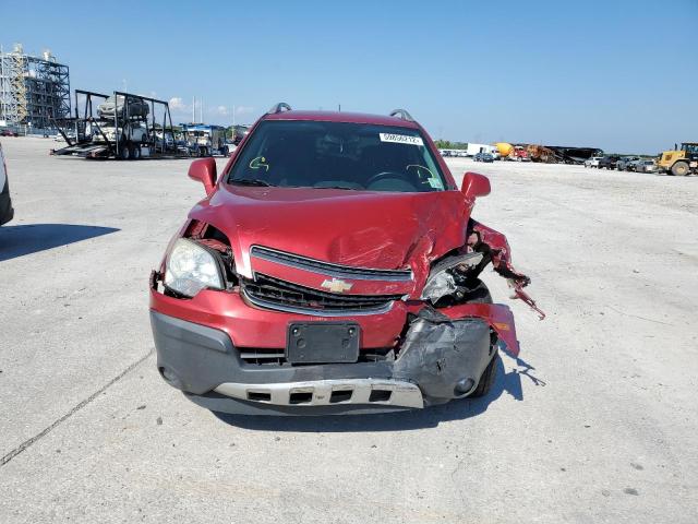 3GNAL2EK6ES629836 - 2014 CHEVROLET CAPTIVA LS მუქწითელი ფოტო 9