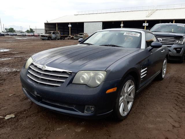 1C3AN69L36X066620 - 2006 CHRYSLER CROSSFIRE GRAY photo 2