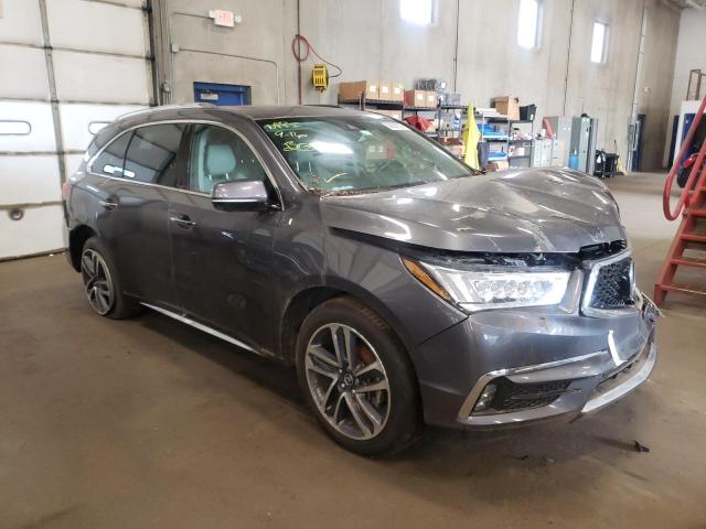 5FRYD4H81HB014591 - 2017 ACURA MDX ADVANC CHARCOAL photo 1