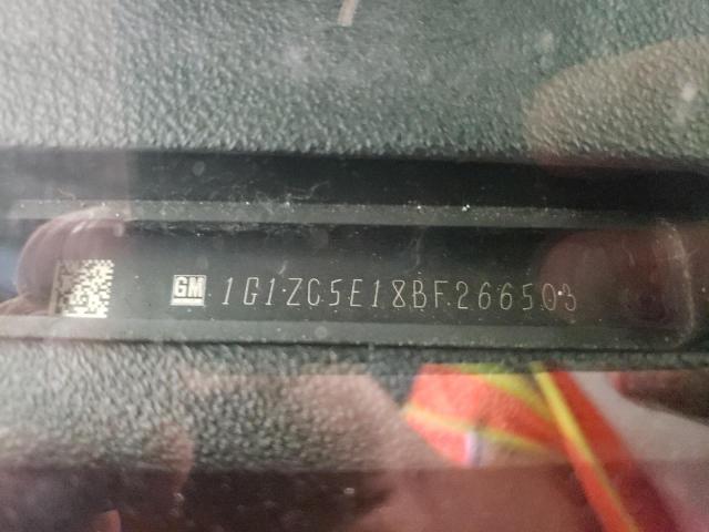 1G1ZC5E18BF266503 - 2011 CHEVROLET MALIBU 1LT BLACK photo 10