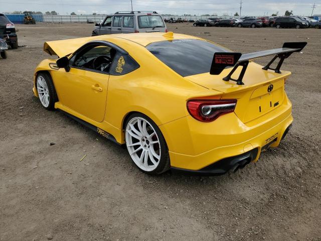 JF1ZNAA11F9706541 - 2015 TOYOTA SCION FR-S YELLOW photo 3