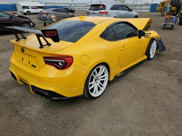 JF1ZNAA11F9706541 - 2015 TOYOTA SCION FR-S YELLOW photo 4