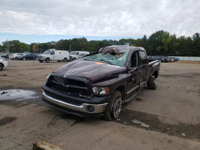 1D7HU18D24S641235 - 2004 DODGE RAM 1500 L BURGUNDY photo 2