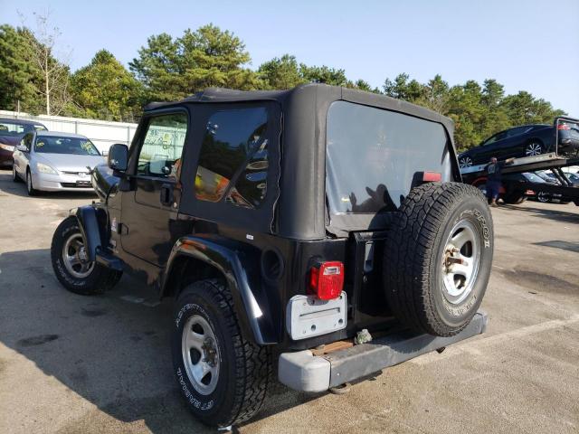 1J4FA39S63P362966 - 2003 JEEP WRANGLER C BLACK photo 3