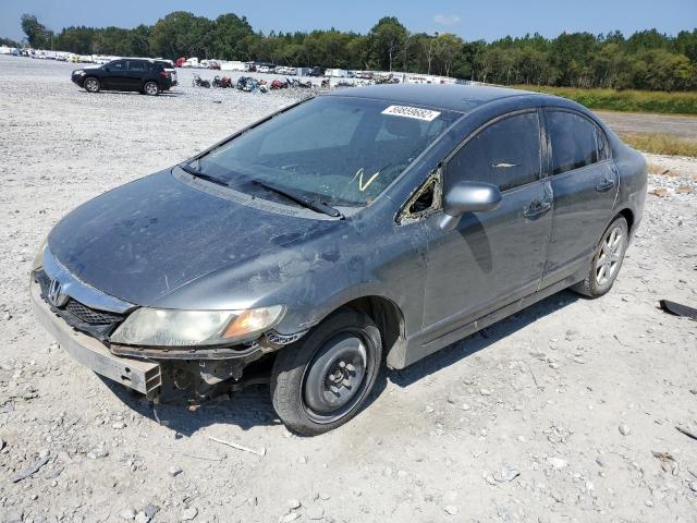 2HGFA1F67AH505699 - 2010 HONDA CIVIC LX-S رمادي صورة 2