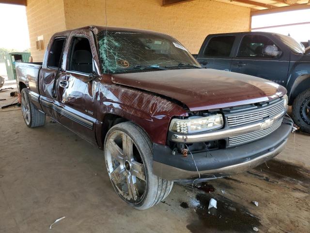 2GCEC19T5Y1384504 - 2000 CHEVROLET silverado MAROON photo 1