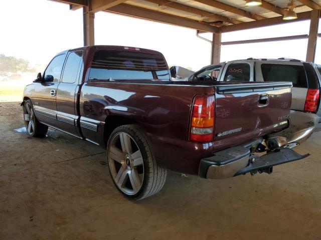 2GCEC19T5Y1384504 - 2000 CHEVROLET silverado MAROON photo 3