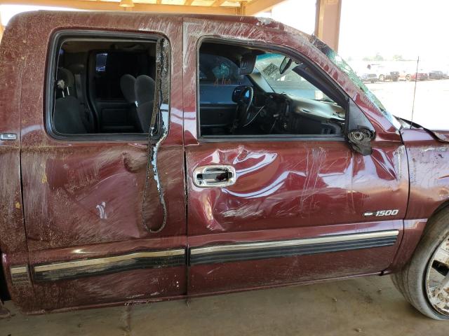 2GCEC19T5Y1384504 - 2000 CHEVROLET silverado MAROON photo 9