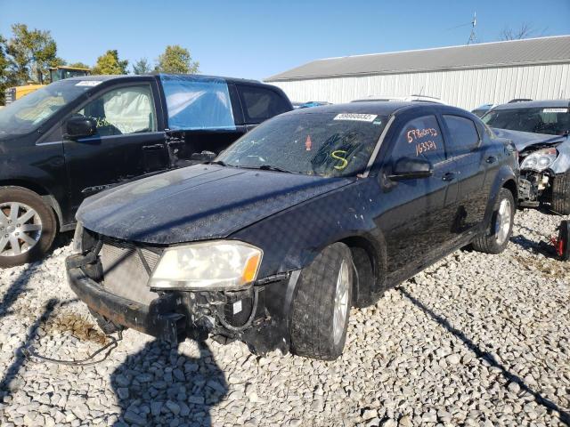 1B3BD1FB1BN523790 - 2011 DODGE AVENGER MA BLACK photo 2