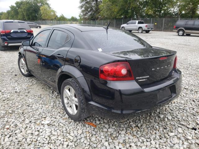 1B3BD1FB1BN523790 - 2011 DODGE AVENGER MA BLACK photo 3