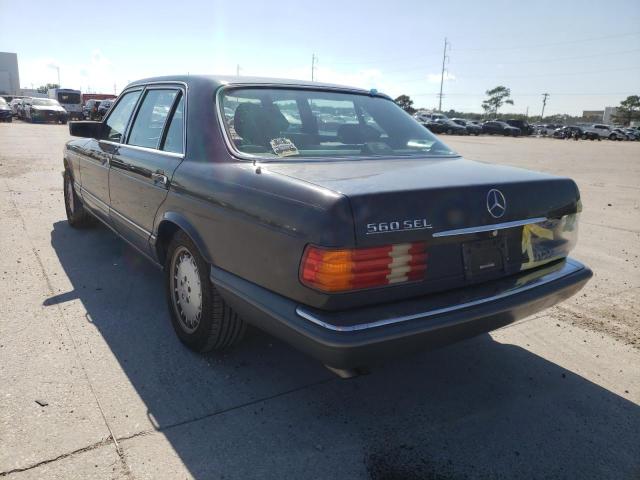 WDBCA39E6MA593047 - 1991 MERCEDES-BENZ 560 SEL BLACK photo 3