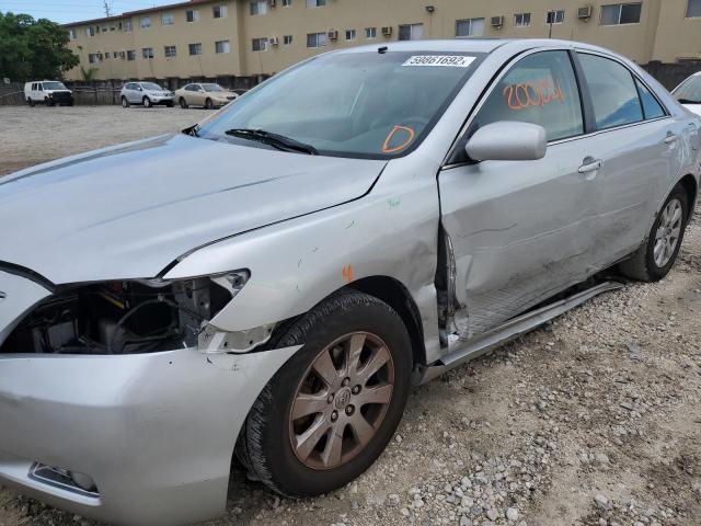 4T1BK46K87U551648 - 2007 TOYOTA CAMREY SILVER photo 9