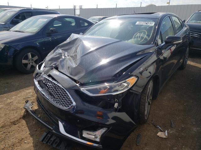 3FA6P0D93LR174945 - 2020 FORD FUSION TIT BLACK photo 2