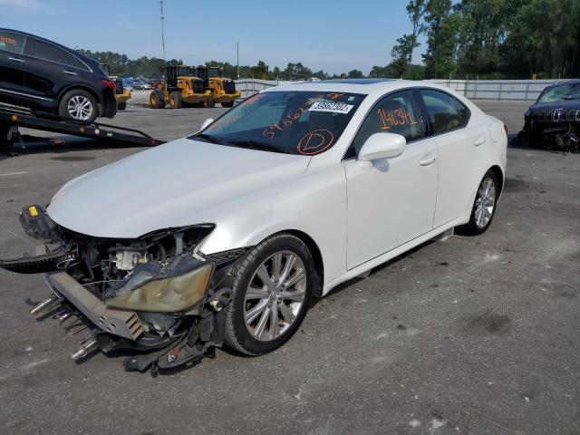 JTHBK262982079156 - 2008 LEXUS IS 250 WHITE photo 2