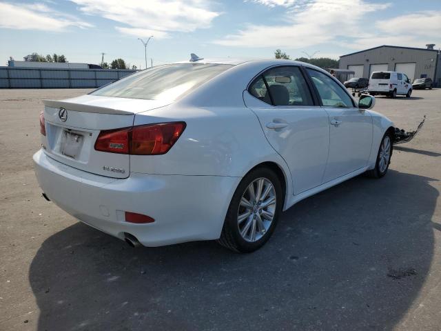 JTHBK262982079156 - 2008 LEXUS IS 250 WHITE photo 4