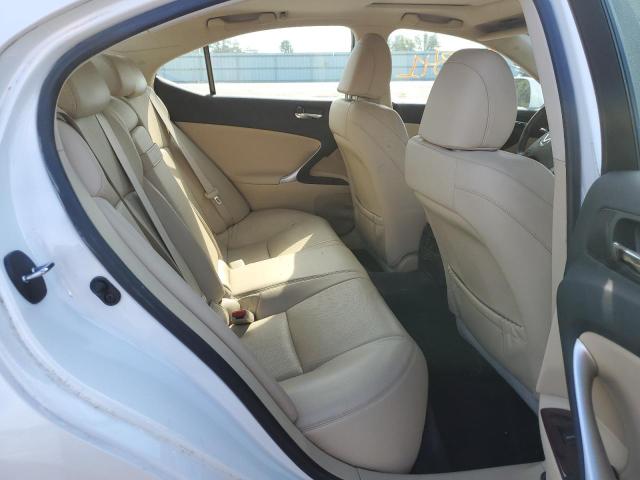 JTHBK262982079156 - 2008 LEXUS IS 250 WHITE photo 6