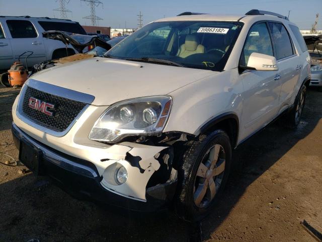 1GKKVRED9CJ358761 - 2012 GMC ACADIA WHITE photo 2